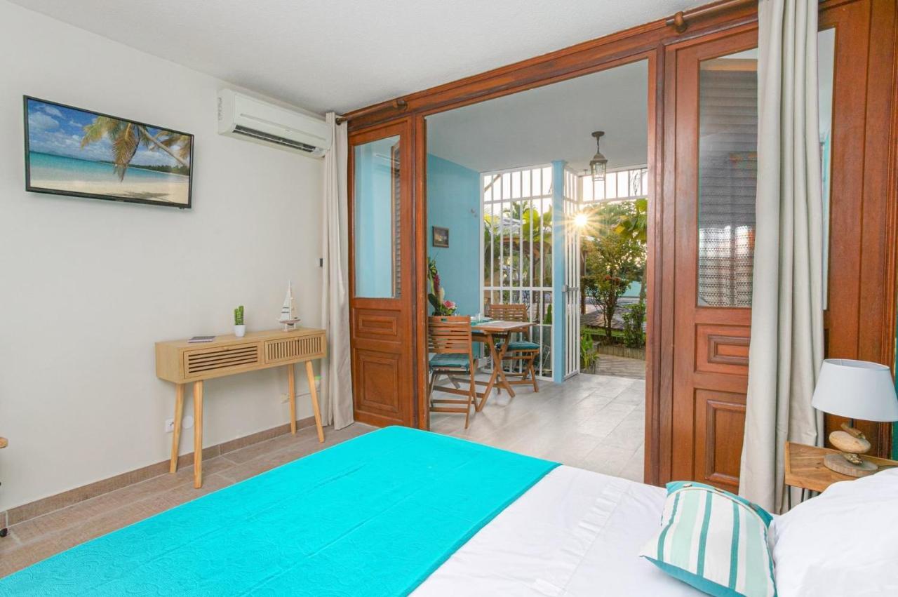 Studio Corail 5 Min A Pied De La Plage - 1Br Studio 5Min Walk From Nice Beach Sainte-Anne Dış mekan fotoğraf